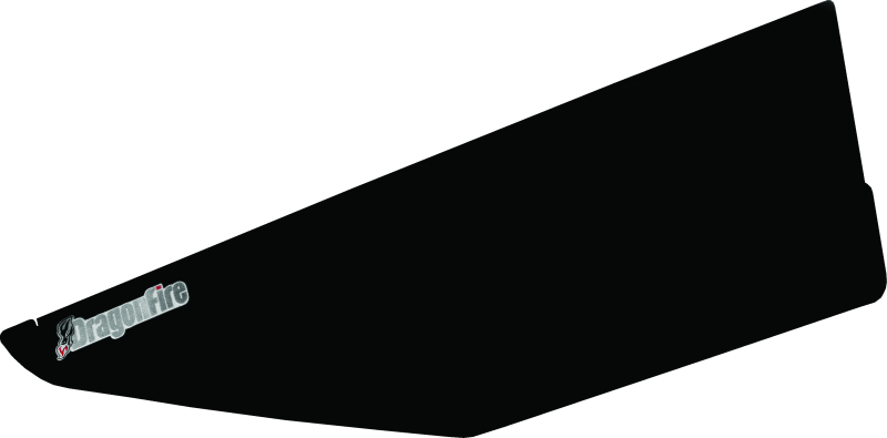 Honda Talon Door Filler Panel - DragonFire Racing - Black - `19-`25